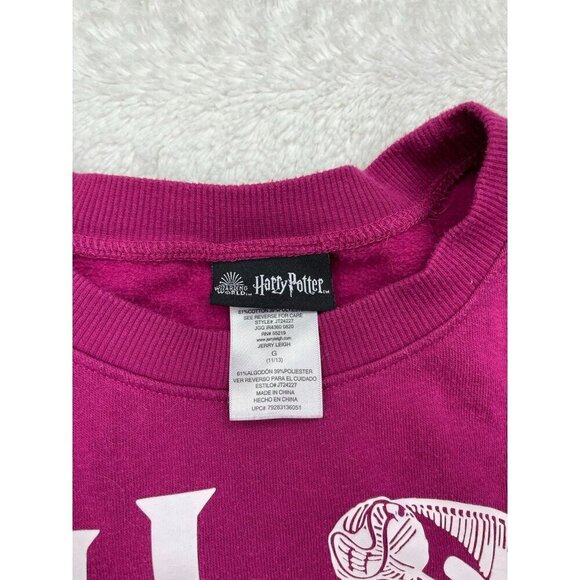 Wizarding World Harry Potter Womens Sweatshirt Juniors Large Long Sleeve Purple - Picture 3 of 6